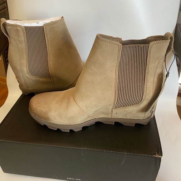 Sorel🌼NEW🌼Joan of Arctic Wedge II Chelsea Boot - Picture 7 of 8